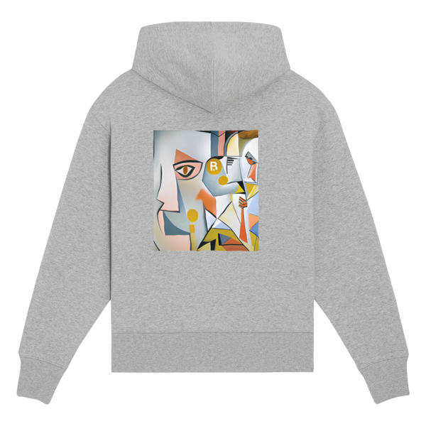 Artistic Expression hoodie - bordeaux
