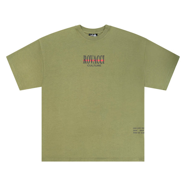 CONCRETE ROSES ARMY GREEN T-SHIRT