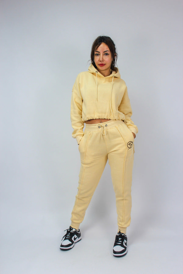 Boxy Loungewearset crème -Shayna