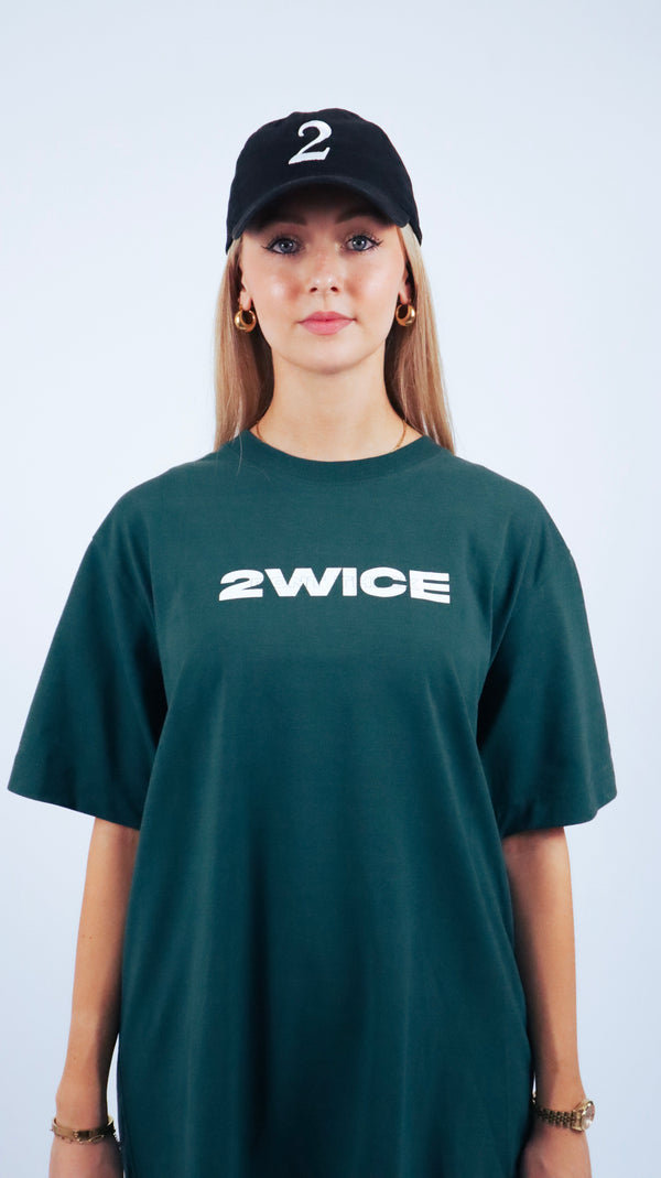 Don't Think 2WICE T-shirt Pine Green