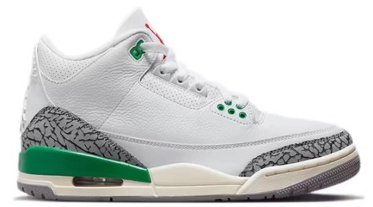 JORDAN 3 RETRO LUCKY GREEN (W)