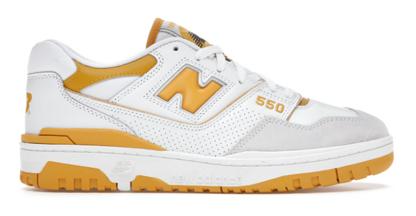 NEW BALANCE 550 SEA SALT VARSITY GOLD