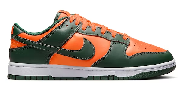 NIKE DUNK LOW MIAMI HURRICANES