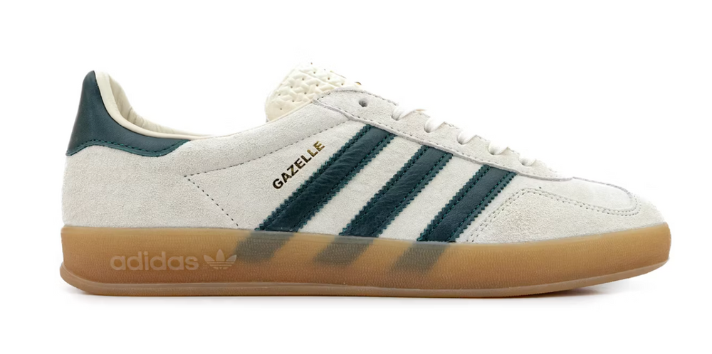 Adidas gazelle white fashion and gum