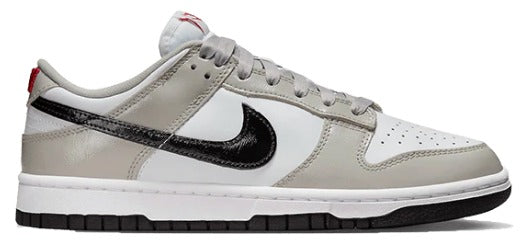 NIKE DUNK LOW LIGHT IRON ORE BLACK WHITE (W)