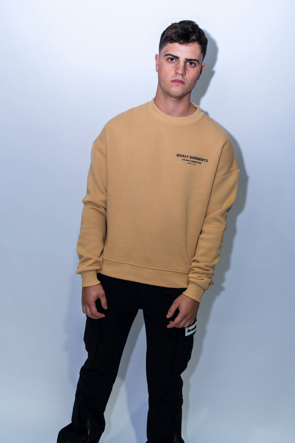 Bivaly Garments Soft-Touch CrewNeck Beige SS23